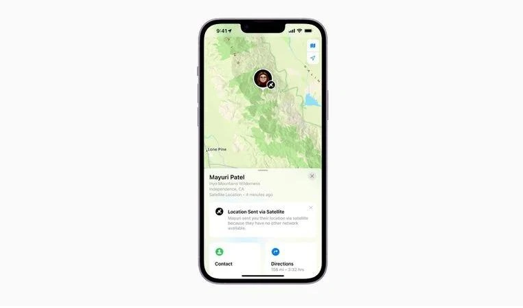 三元苹果14维修分享iPhone14系列中 FindMy功能通过卫星分享位置方法教程 