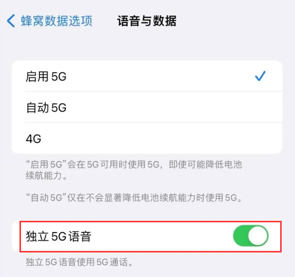 三元苹果14维修分享iPhone 14 Pro如何开启VoNR 