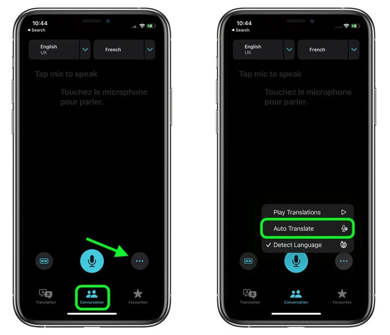 三元苹果手机维修分享iOS 15 “翻译” App 新改进 