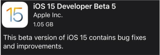 三元苹果手机维修分享如何升级到iOS15.0 beta5 